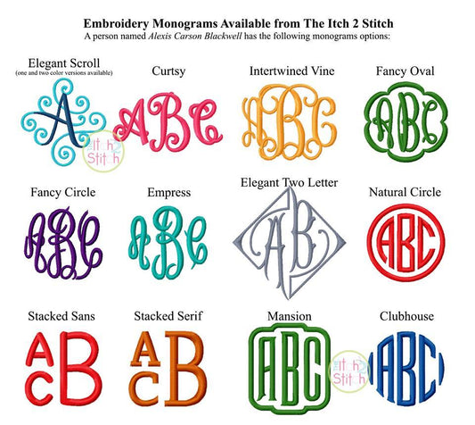 Monogrammed Cambridge