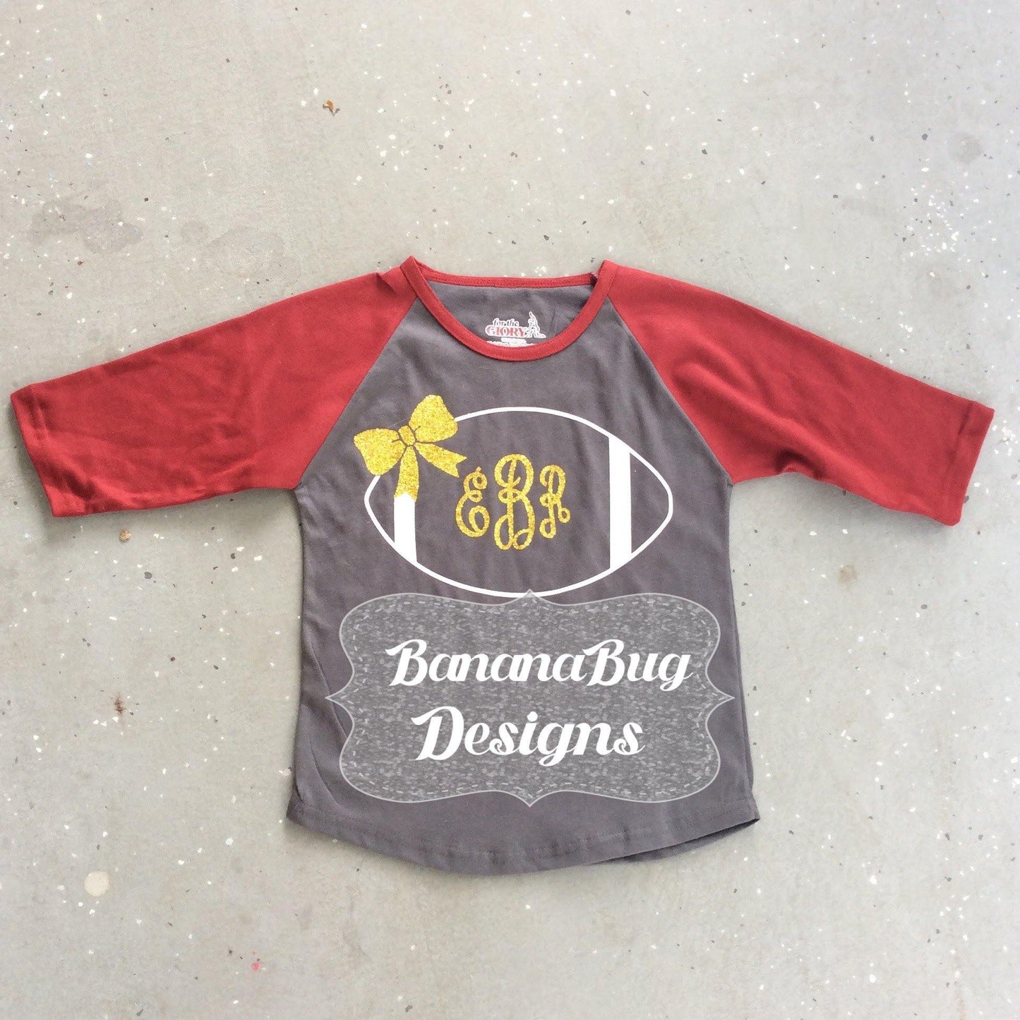 Monogrammed Game Day Raglan