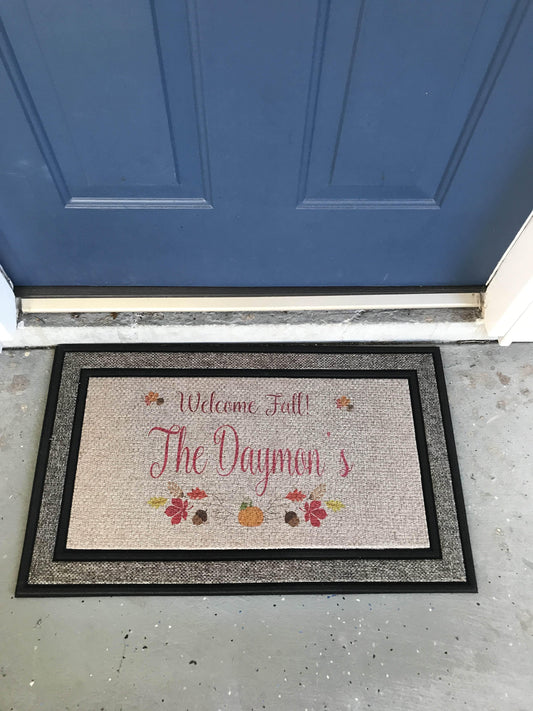 Monogrammed Heavy Duty Door Mat