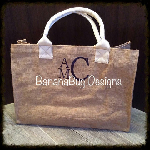 Monogrammed Totes