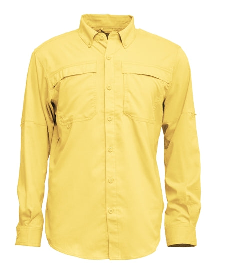 BAW 3300 Men L/S Fishing Shirt with Button Down Collar