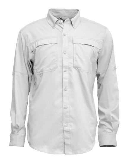BAW 3300 Men L/S Fishing Shirt with Button Down Collar