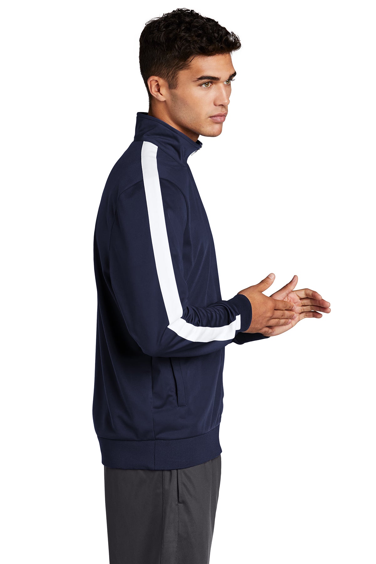 Lakewood Ranch Christian School - YST94 / JST94 Sport-Tek ® Youth and Adult Tricot Sleeve Stripe Track Jacket
