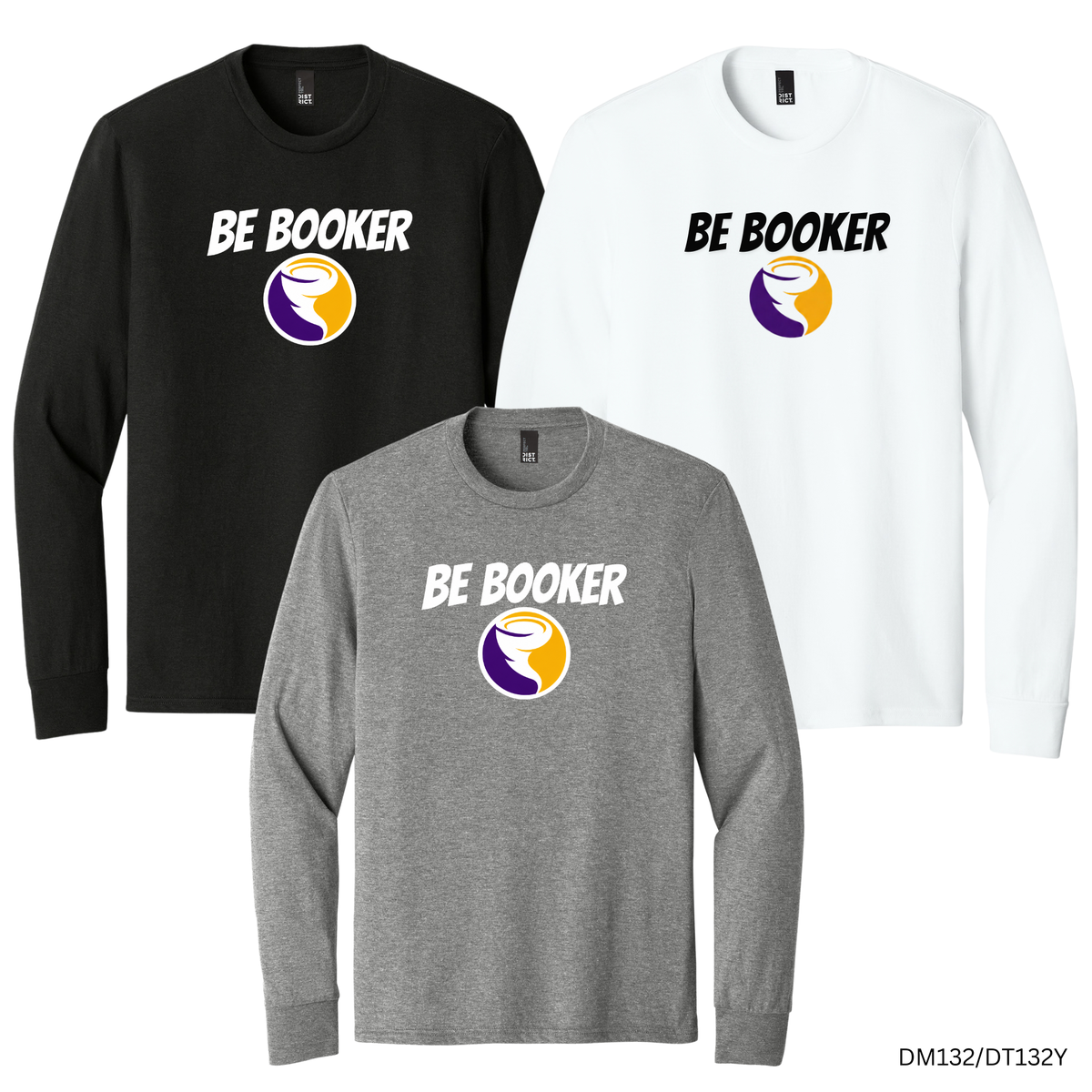 Booker Middle District Long Sleeve Triblend Tee