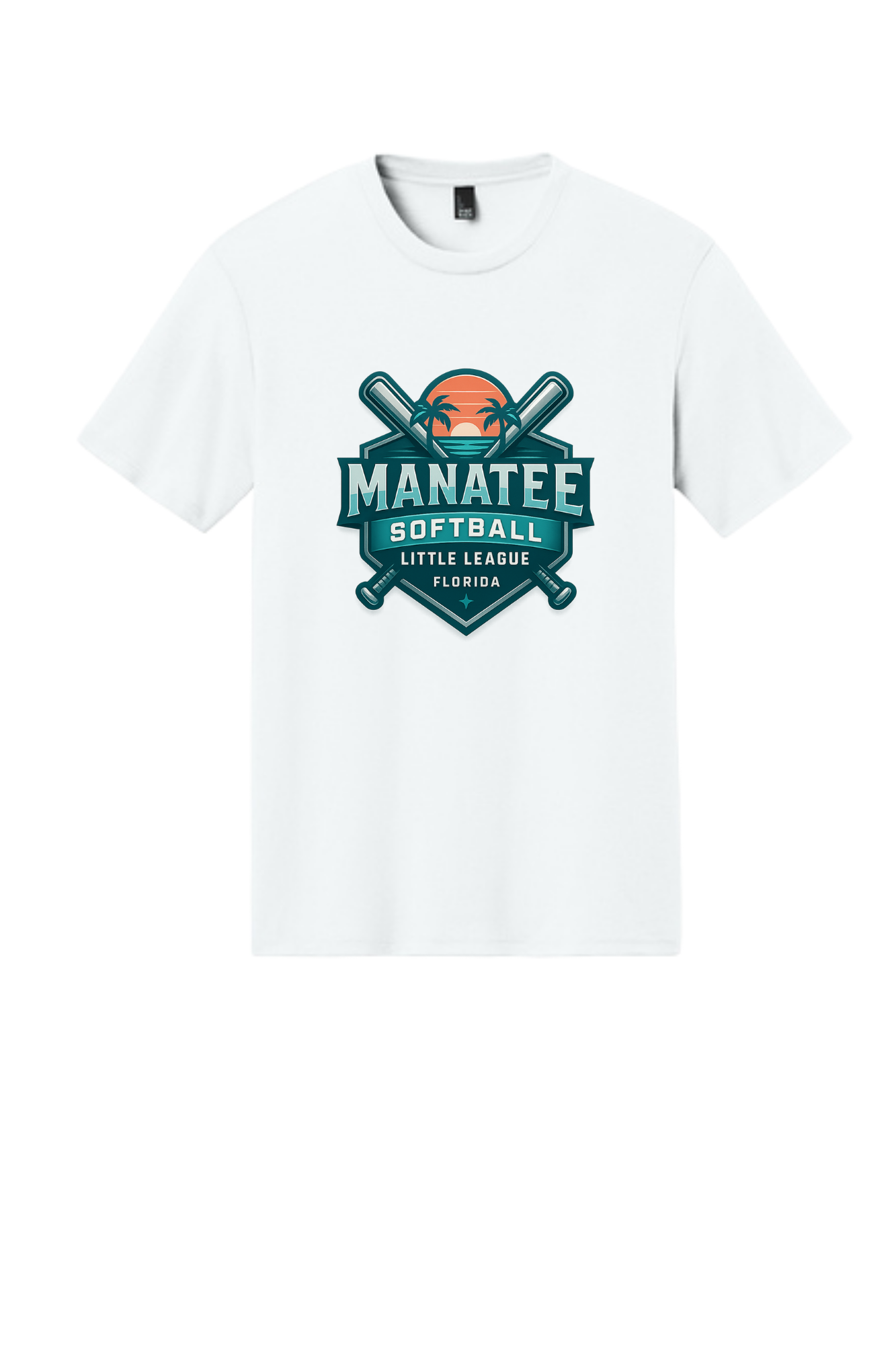 Manatee Softball District ® Perfect Tri®Tee. DM130/DT132Y