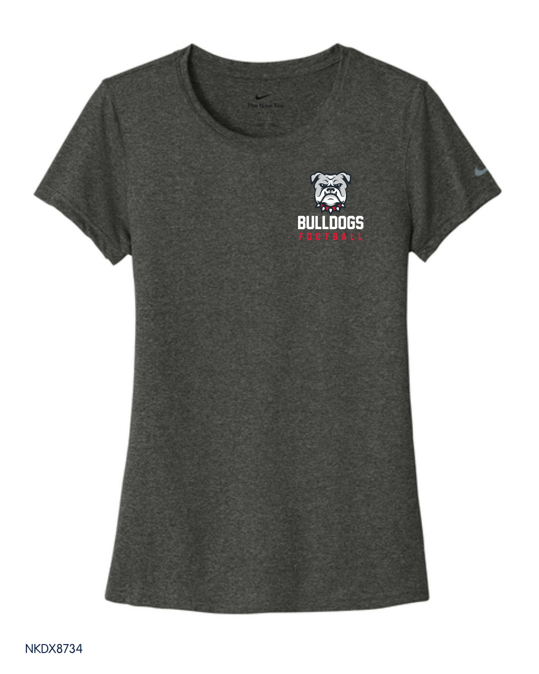 Bulldogs - Youth, Adult, Women's NKDX8730 / NKDX8734 / NKDX8787 Nike Swoosh Sleeve rLegend Tee