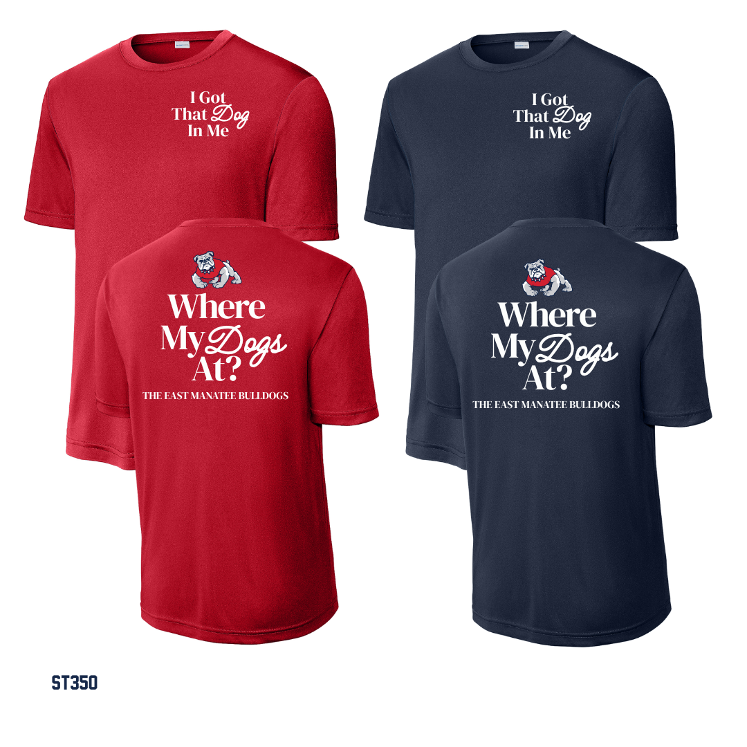 Bulldogs - Youth & Adult ST350 / YST250 Sport-Tek® PosiCharge® Competitor™ Tee
