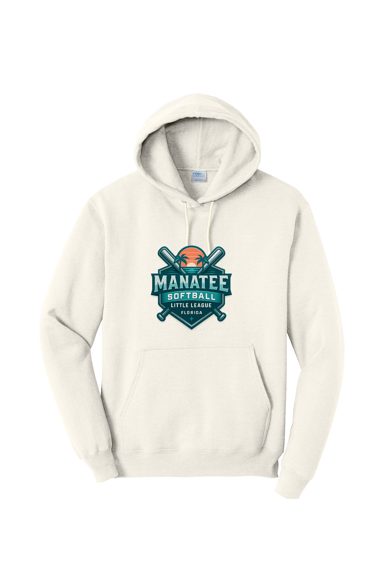 Mantee Softball Pullover Hooded Sweatshirt. PC78H/PC90YH