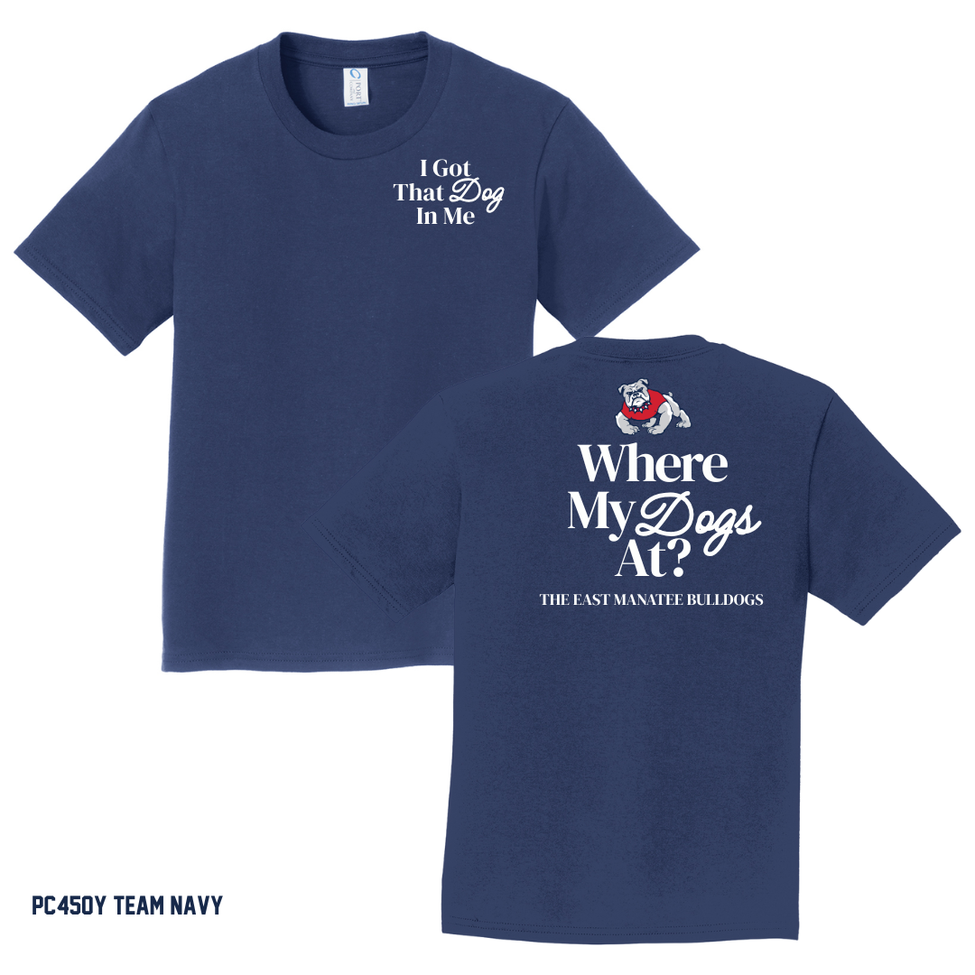 Bulldogs - Youth PC450Y Port & Co™ Youth Fan Favorite™ Tee