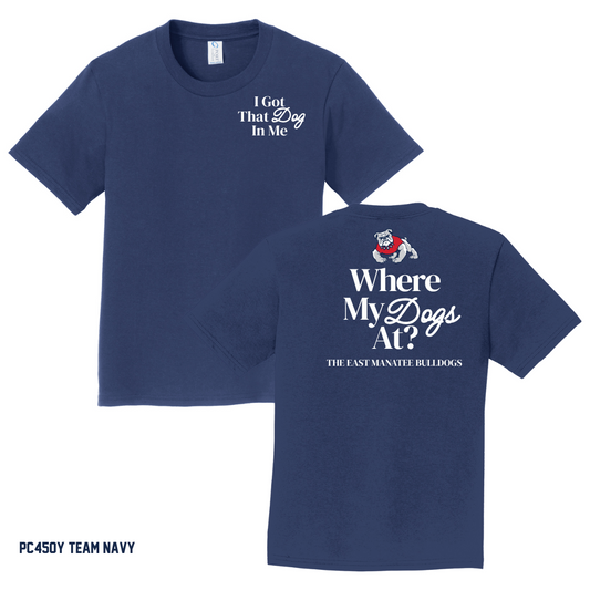 Bulldogs - Youth PC450Y Port & Co™ Youth Fan Favorite™ Tee