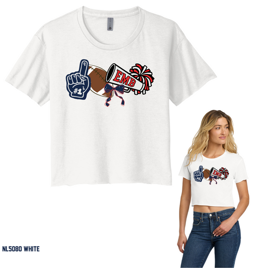Bulldogs  - Women's NL5080 Next Level Apparel® Women’s Festival Cali Crop Tee
