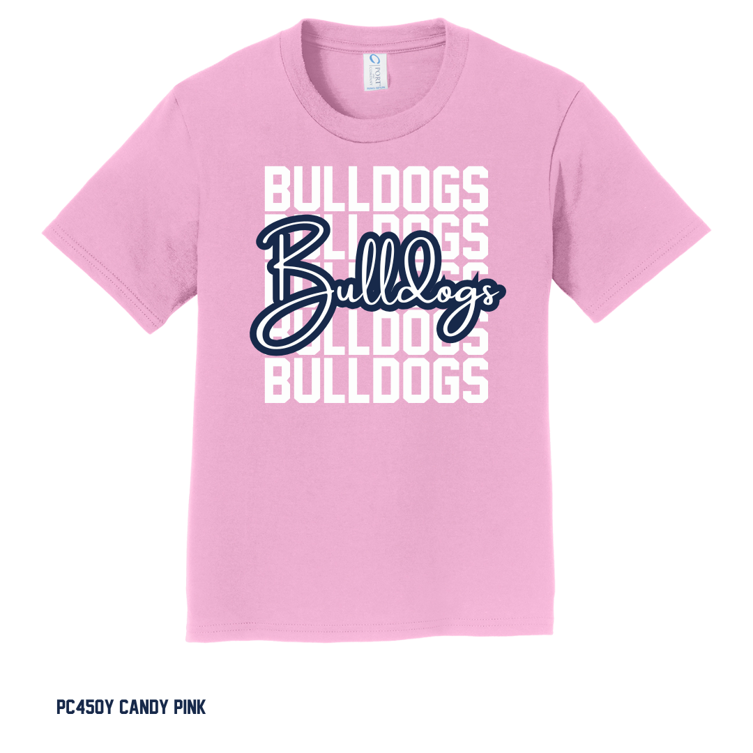 Bulldogs - PINK OUT Youth PC450Y Port & Co™ Youth Fan Favorite™ Tee