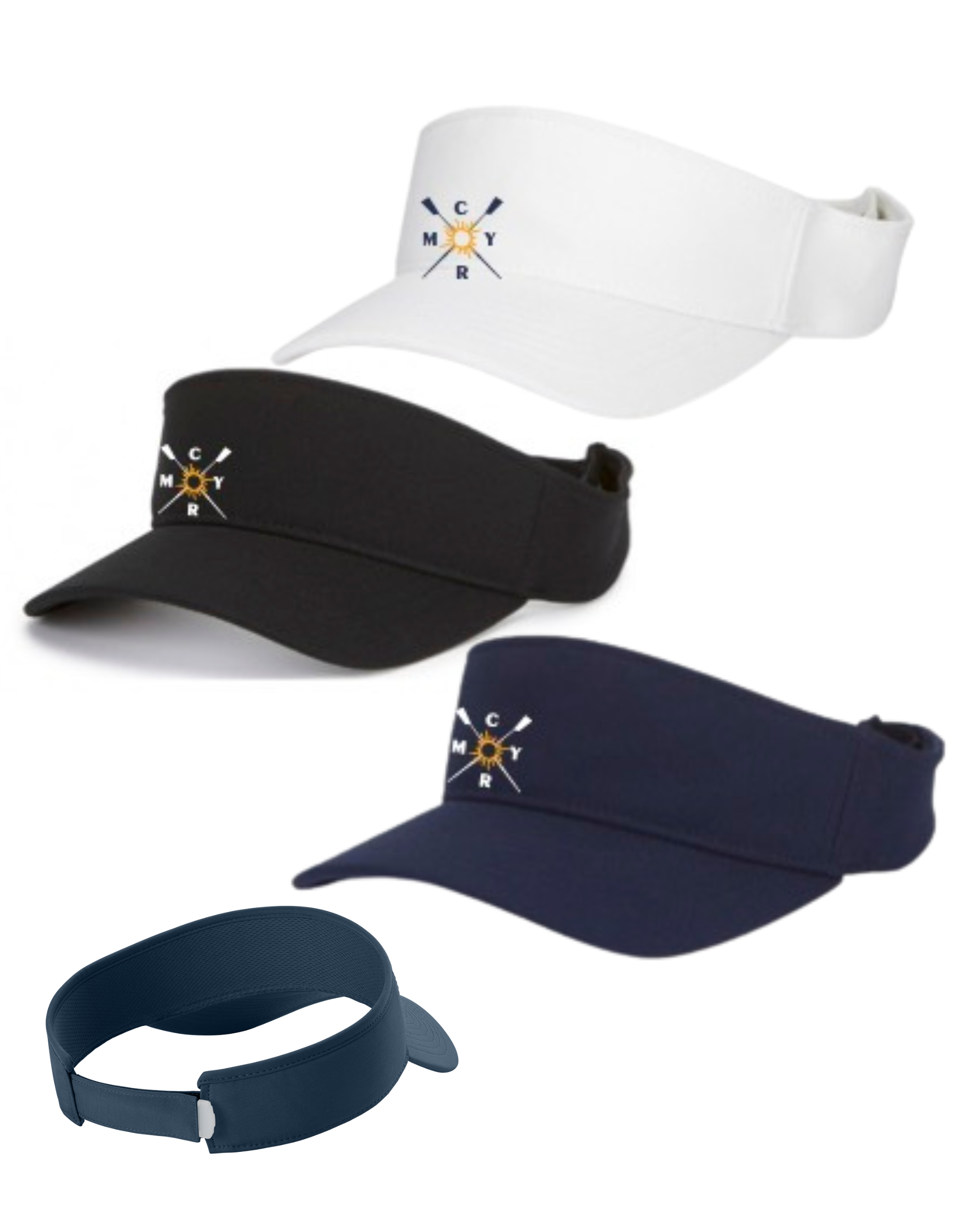 Manatee Rowing Port Authority® Poly Visor C983 Winter 2026 Collection ...