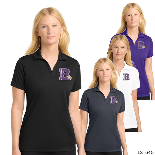 Booker Middle Sport-Tek® Ladies PosiCharge® RacerMesh® Polo. LST640