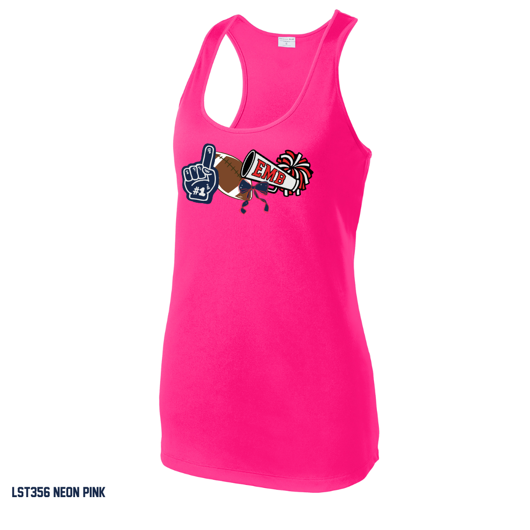 Bulldogs - PINK OUT Women's Sport-Tek® Women's PosiCharge® Competitor™ Racerback Tank