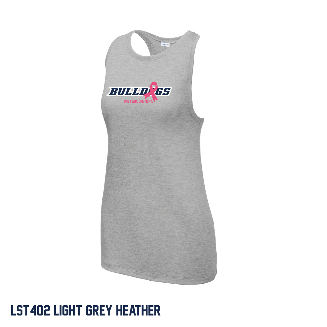 Bulldogs - PINK OUT Women's LST402 Sport-Tek® Women's PosiCharge® Tri-Blend Wicking Tank
