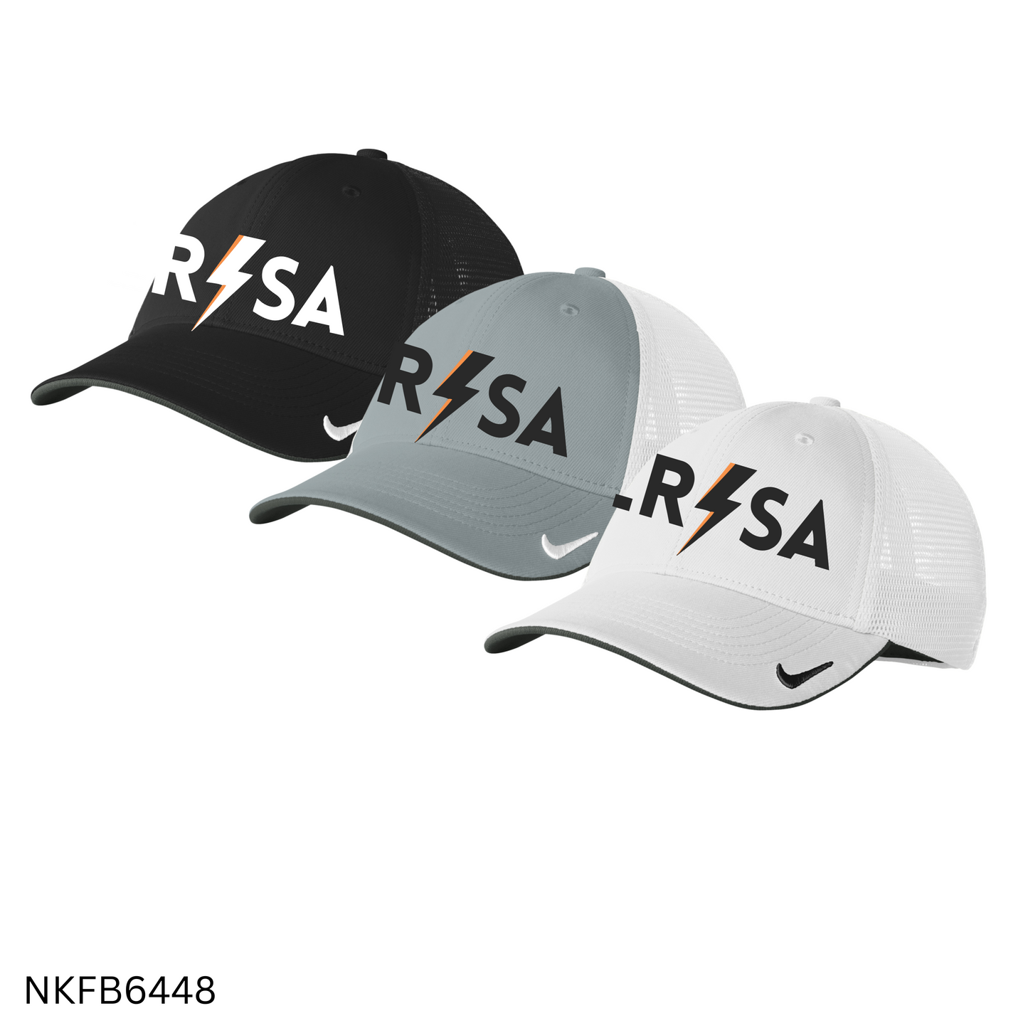 LWR Lightning NKFB6448 Nike Stretch-to-Fit Mesh Back Cap