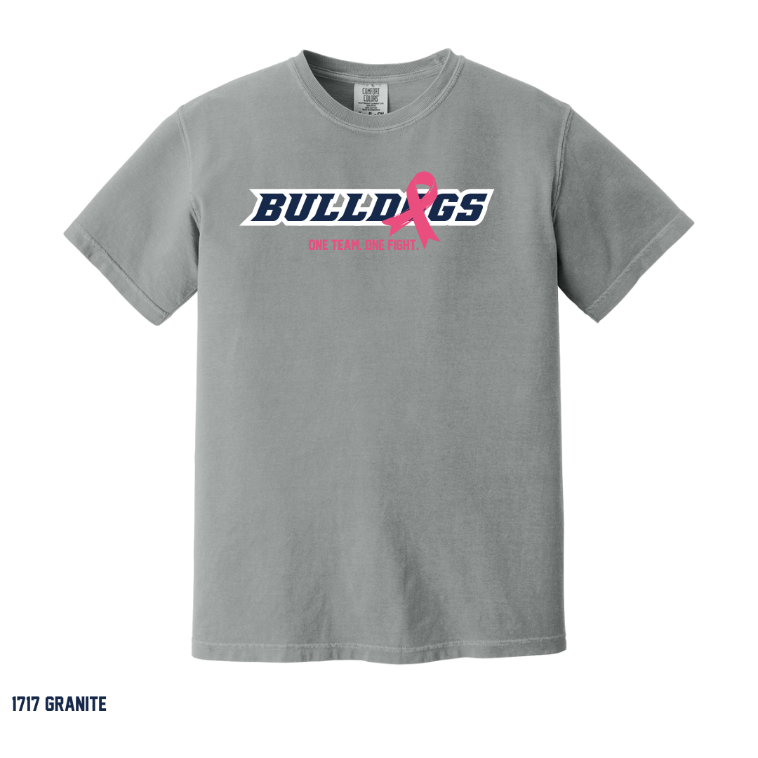 Bulldogs - PINK OUT Adult 1717 Comfort Colors® Heavyweight Ring Spun Tee