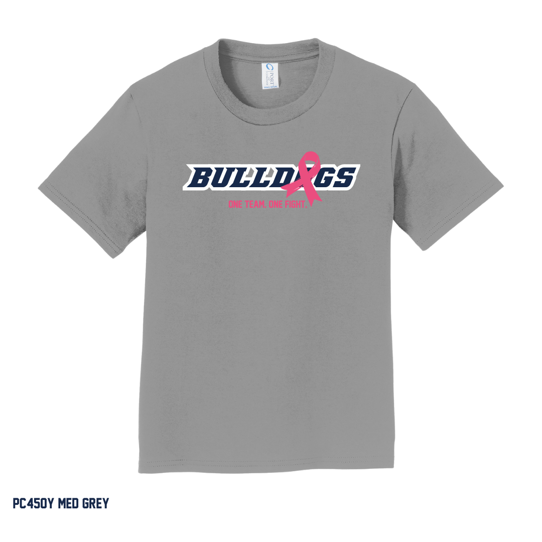 Bulldogs - PINK OUT Youth PC450Y Port & Co™ Youth Fan Favorite™ Tee