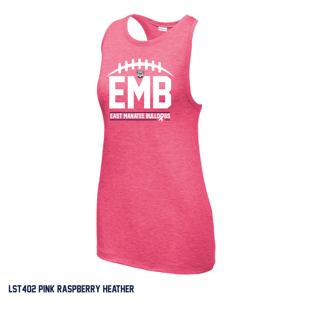 Bulldogs - PINK OUT Women's LST402 Sport-Tek® Women's PosiCharge® Tri-Blend Wicking Tank