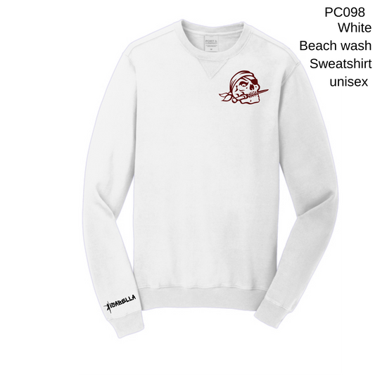BRHS Black Pearls PC098 - Pirate Skull, Black Pearl Dance on back (White letters on grey, black letters on white)