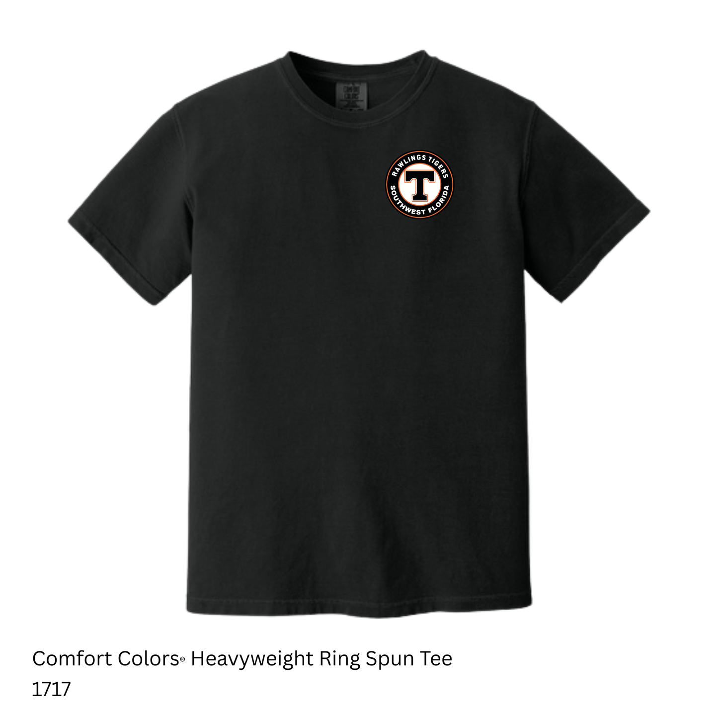 Rawlings Tigers - 1717/9018 Youth + Adult Comfort Colors® Heavyweight Ring Spun Tee