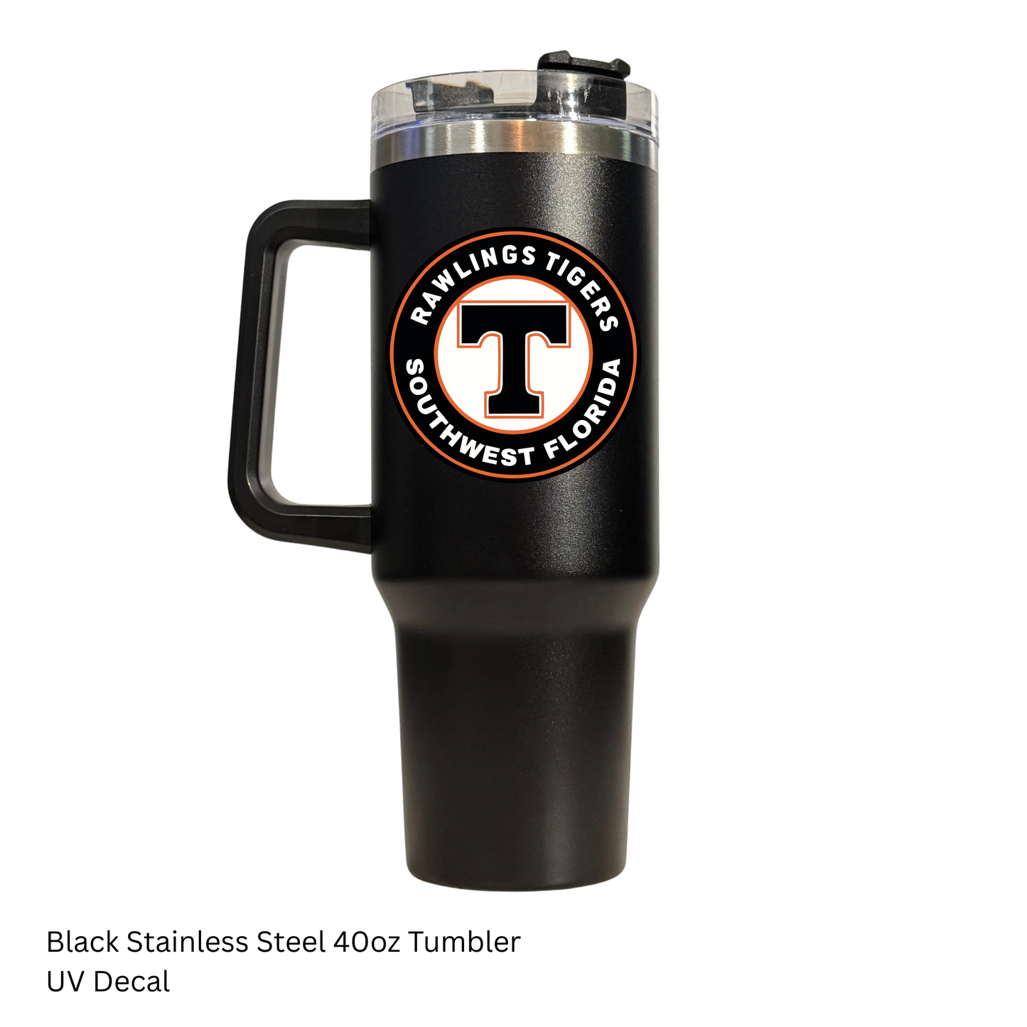 Rawlings Tigers - Black 40oz Tumbler