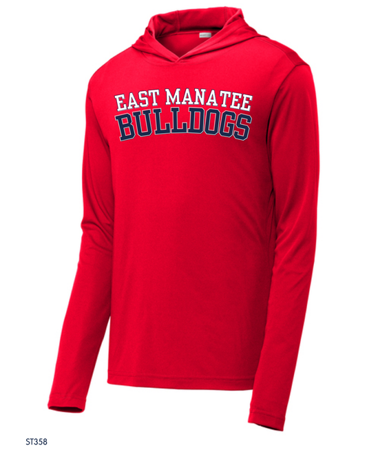 Bulldogs  - Adult ST358  Sport-Tek® PosiCharge® Competitor™ Hooded Pullover