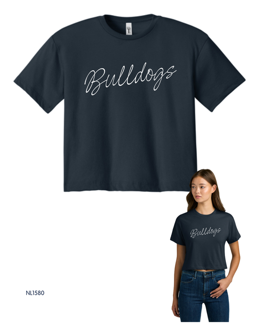 Bulldogs - NL1580 Next Level Apparel® Women’s Ideal Crop Top