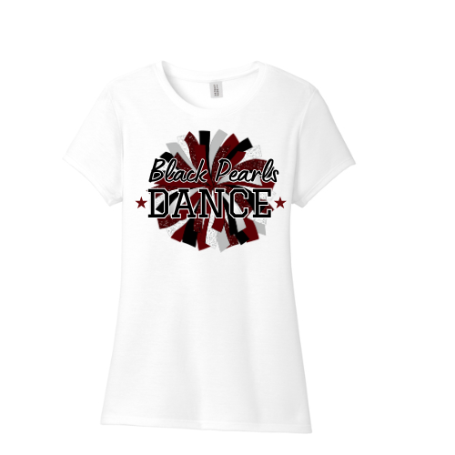 Black Pearls Tri-Blend tee DM130(L) - Pom Pom