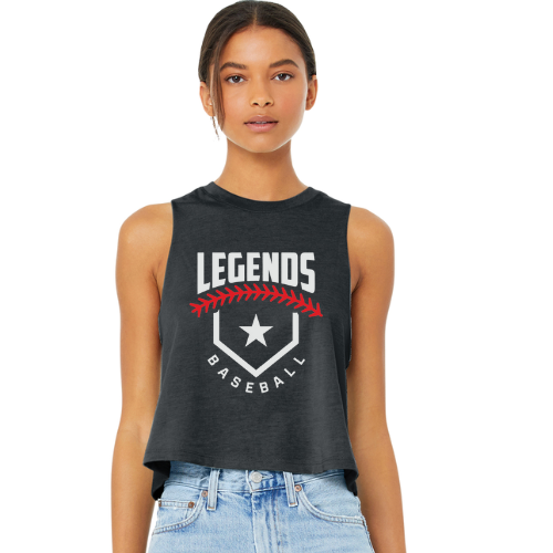 Legends Women Racerback Cropped Tank