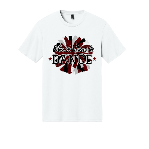 Black Pearls Tri-Blend tee DM130(L) - Pom Pom