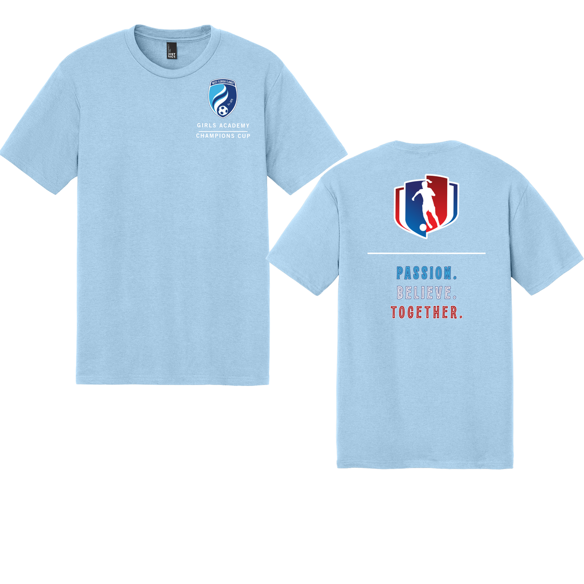 West Florida Flames Tri-blend Tee DM130/DM130Y