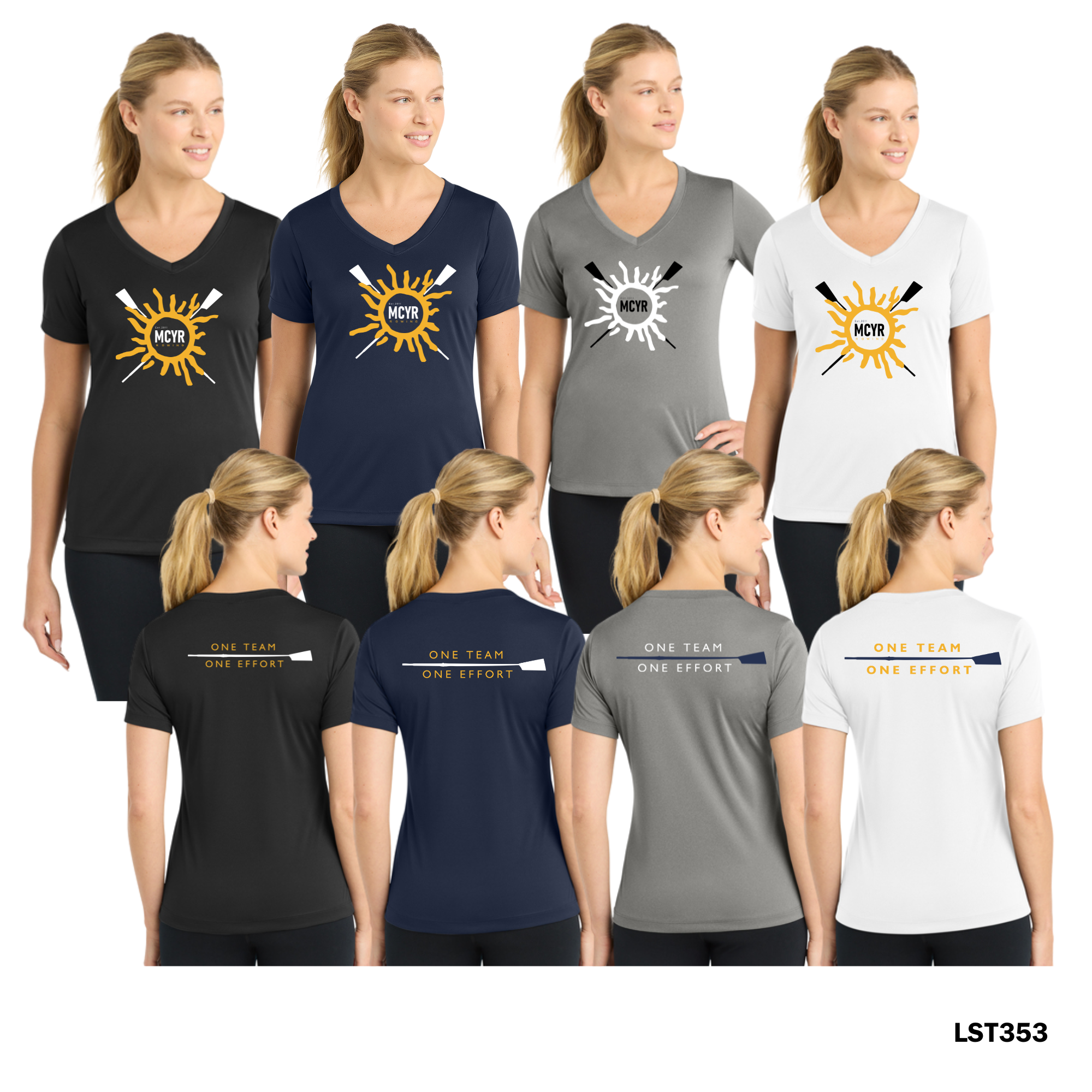 Coll Disigns Manatee Rowing Ladies Performance Tee LST353/LST353LS Winter 2026 Coll ...