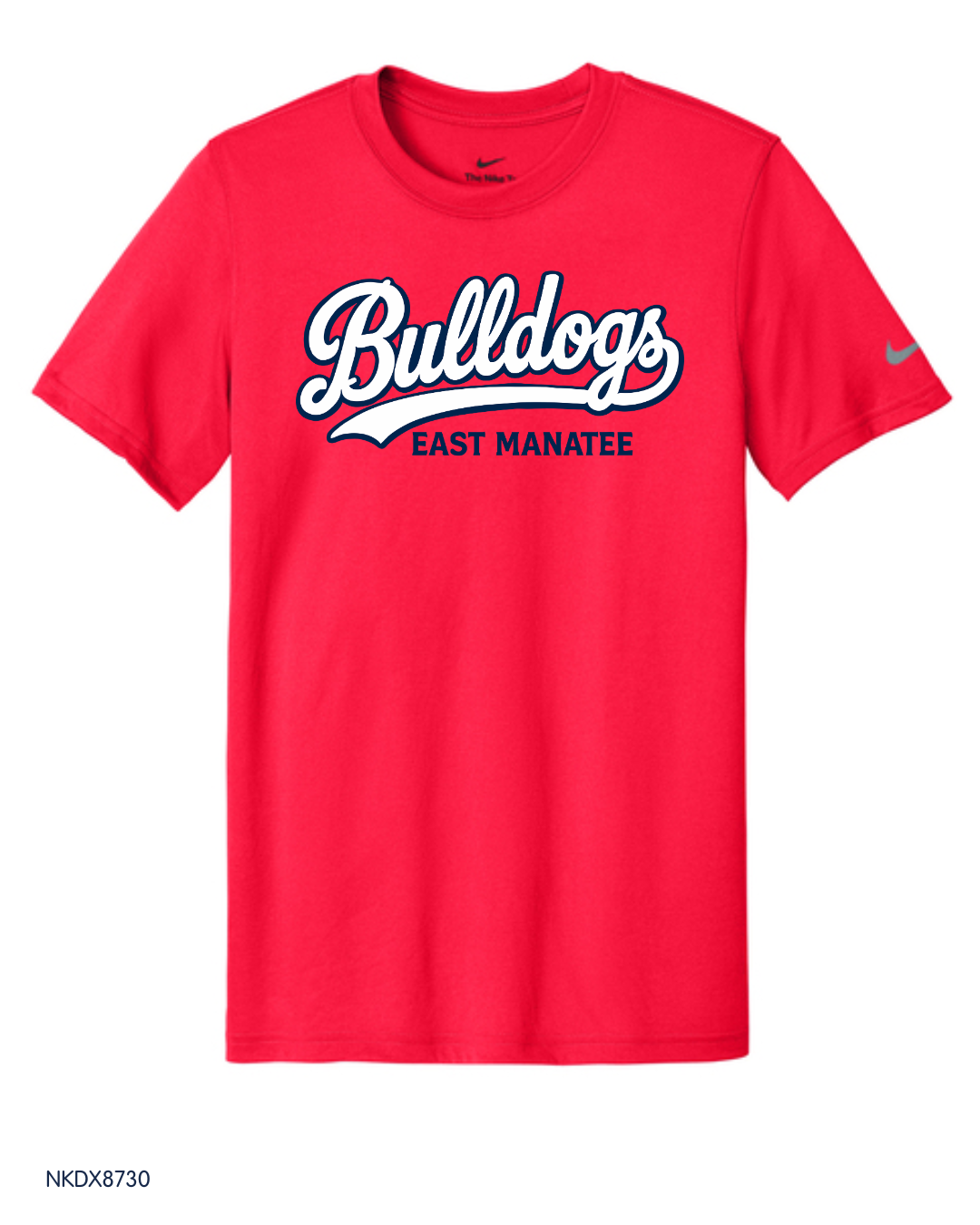 Bulldogs - Youth, Adult, Women's NKDX8730 / NKDX8734 / NKDX8787 Nike Swoosh Sleeve rLegend Tee