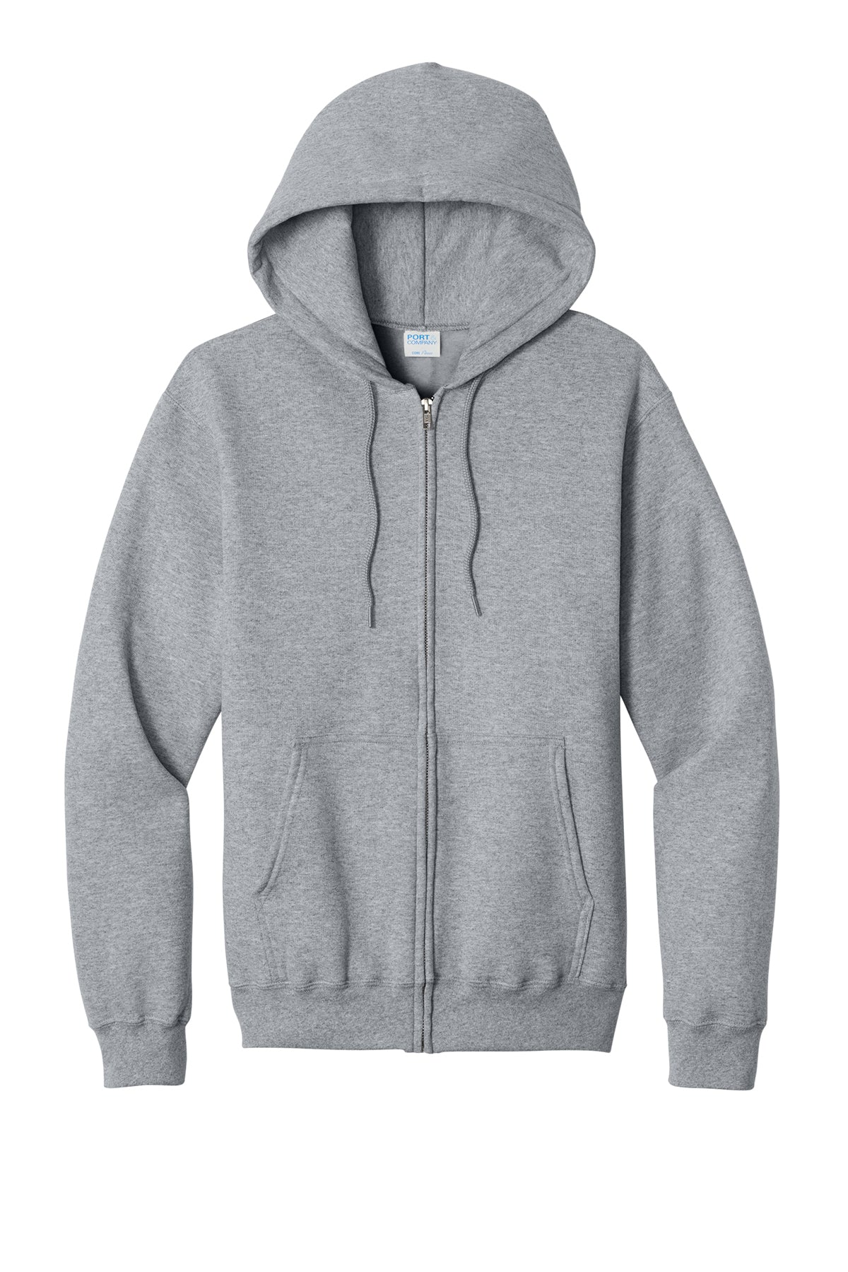 Port & Company® - Core Fleece Full-Zip Hooded Sweatshirt. PC78ZH