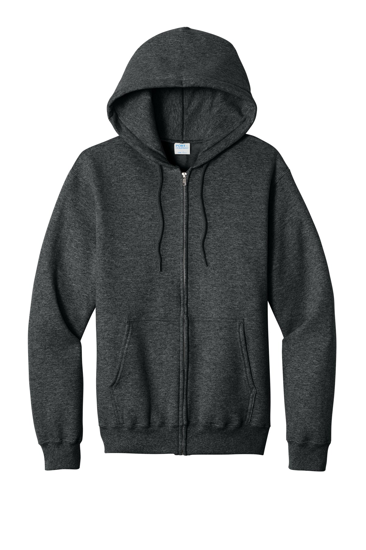 Port & Company® - Core Fleece Full-Zip Hooded Sweatshirt. PC78ZH