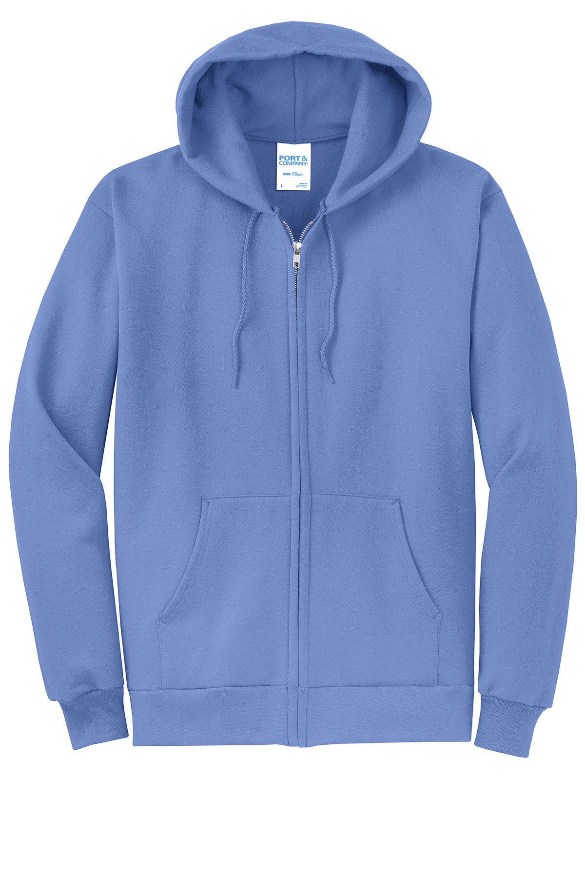 Port & Company® - Core Fleece Full-Zip Hooded Sweatshirt. PC78ZH