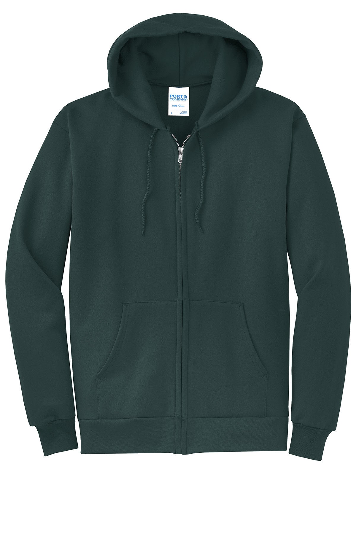 Port & Company® - Core Fleece Full-Zip Hooded Sweatshirt. PC78ZH