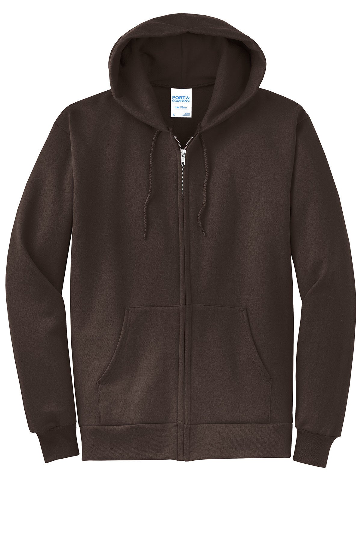 Port & Company® - Core Fleece Full-Zip Hooded Sweatshirt. PC78ZH