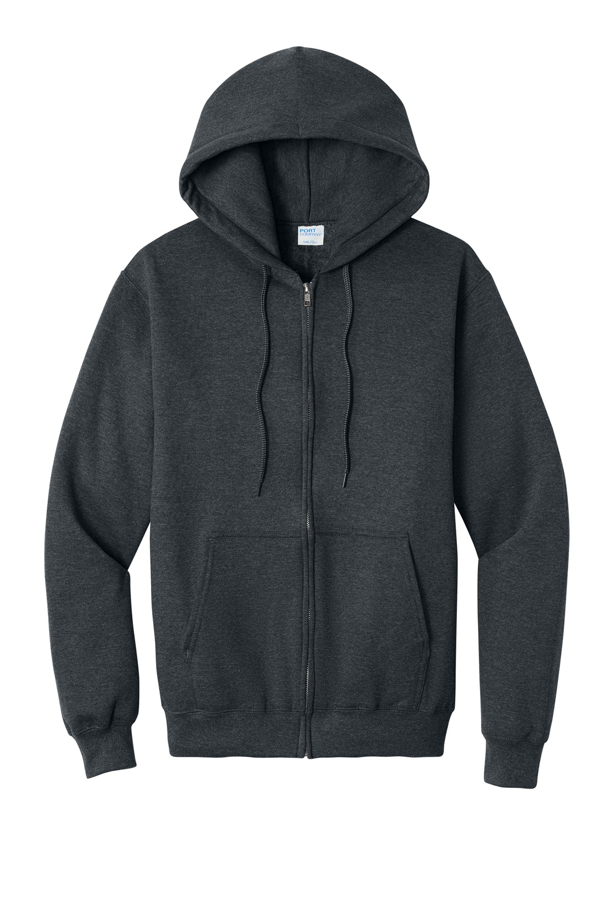 Port & Company® - Core Fleece Full-Zip Hooded Sweatshirt. PC78ZH