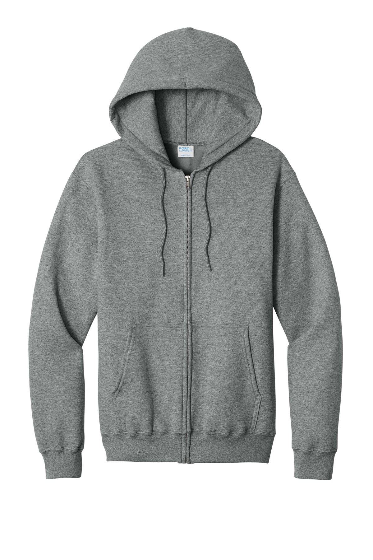 Port & Company® - Core Fleece Full-Zip Hooded Sweatshirt. PC78ZH