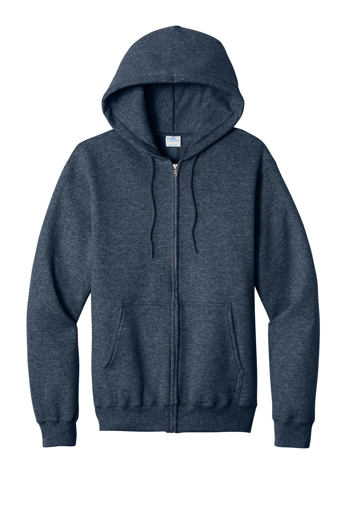 Port & Company® - Core Fleece Full-Zip Hooded Sweatshirt. PC78ZH