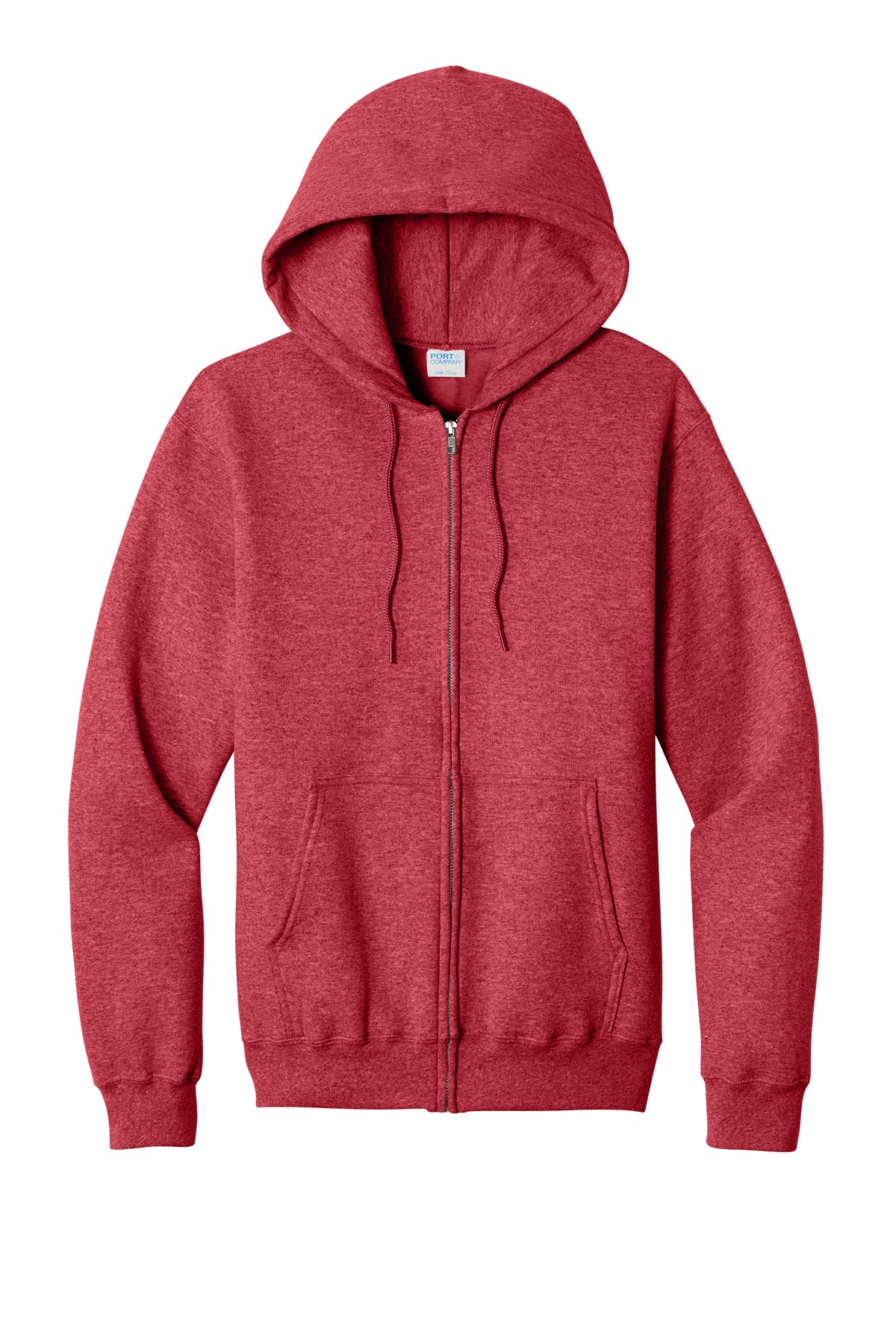 Port & Company® - Core Fleece Full-Zip Hooded Sweatshirt. PC78ZH