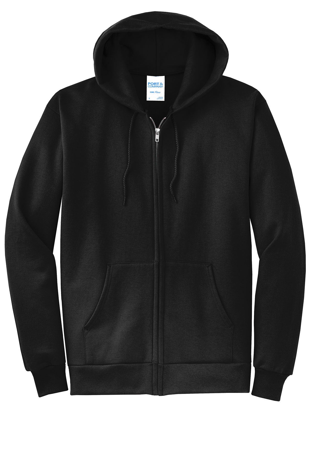 Port & Company® - Core Fleece Full-Zip Hooded Sweatshirt. PC78ZH