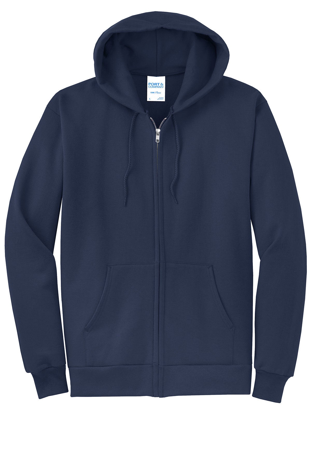 Port & Company® - Core Fleece Full-Zip Hooded Sweatshirt. PC78ZH