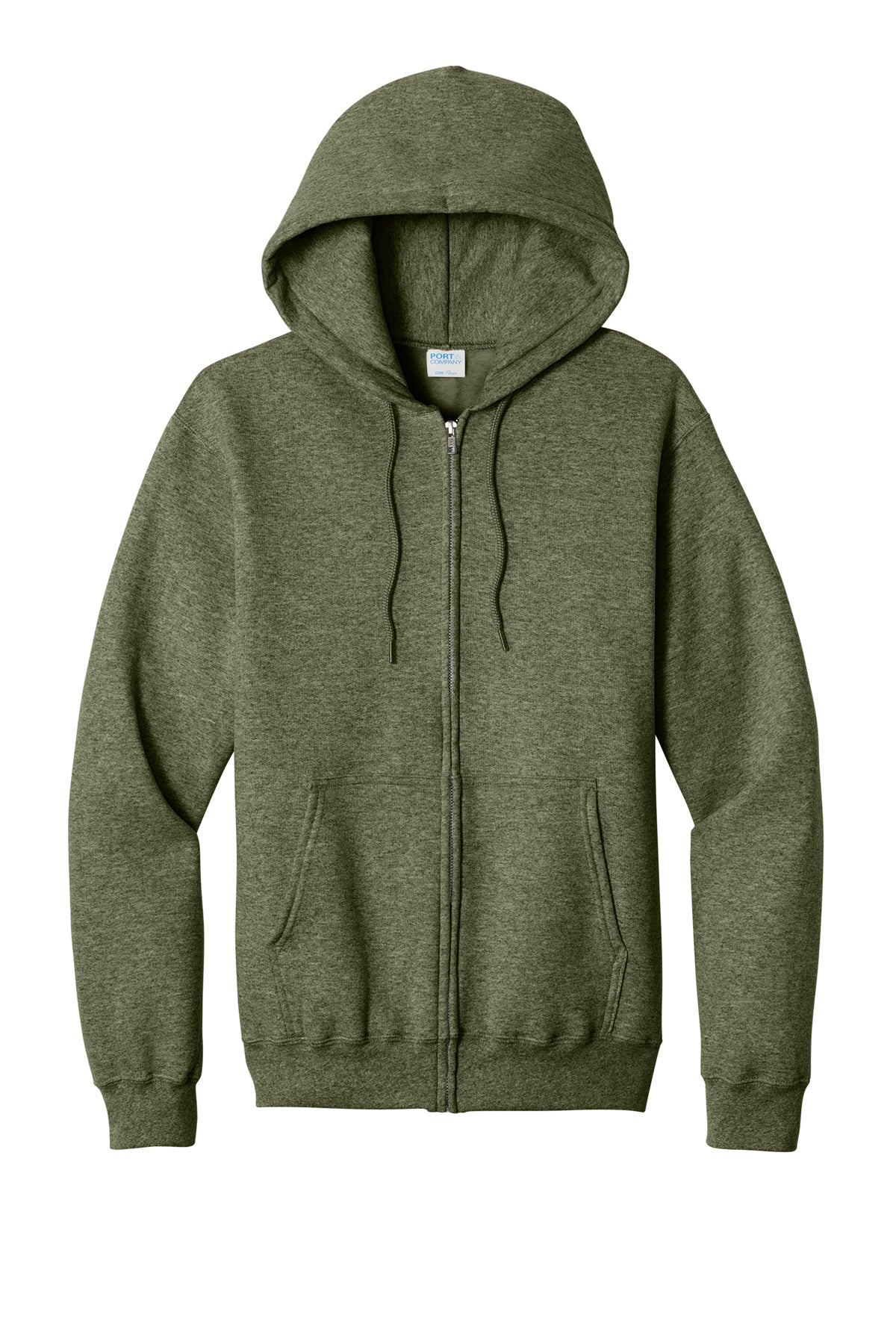 Port & Company® - Core Fleece Full-Zip Hooded Sweatshirt. PC78ZH