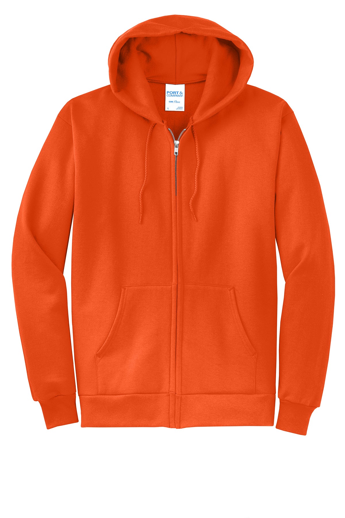 Port & Company® - Core Fleece Full-Zip Hooded Sweatshirt. PC78ZH