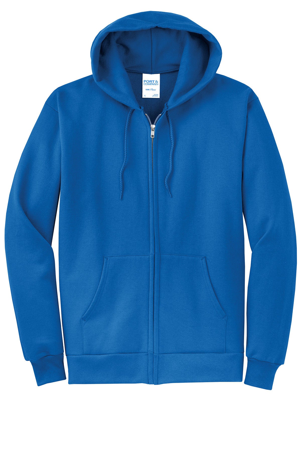 Port & Company® - Core Fleece Full-Zip Hooded Sweatshirt. PC78ZH