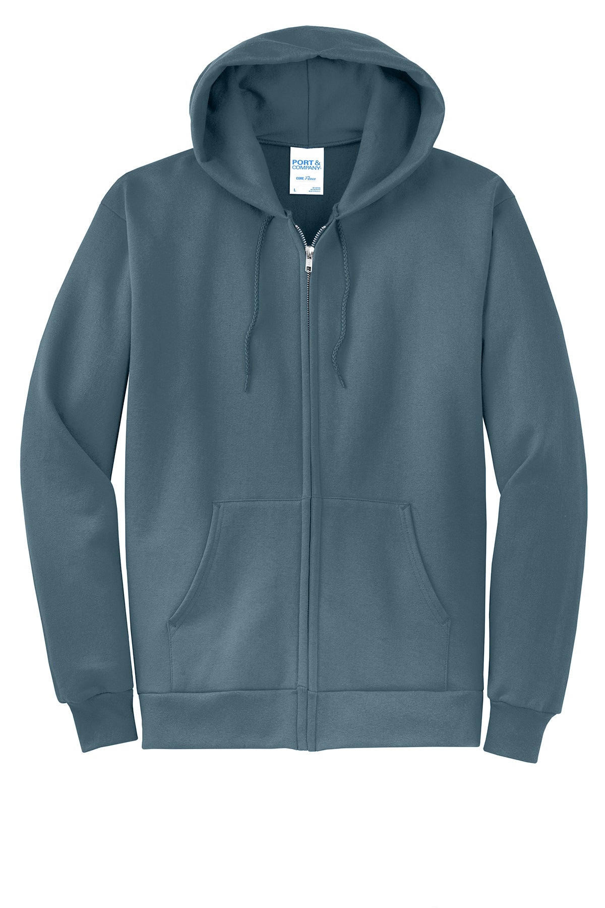 Port & Company® - Core Fleece Full-Zip Hooded Sweatshirt. PC78ZH